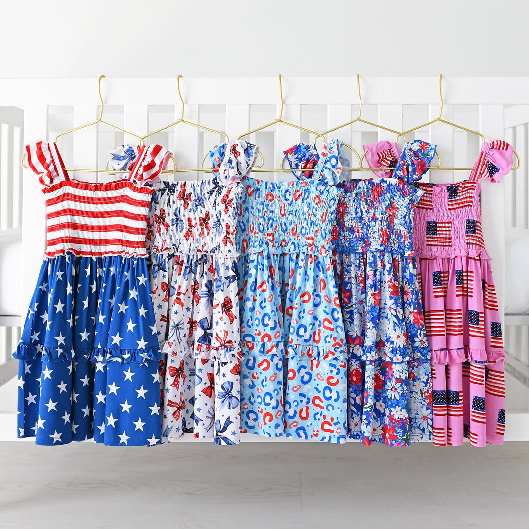 Patriotic Baby and Toddler Clothes for Fourth of July | New Bamboo Prints from Gigi and Max