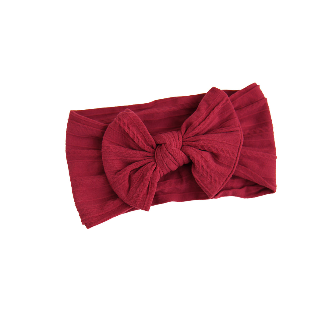 #11 Cherry SOFT NYLON ELASTIC HEADBAND