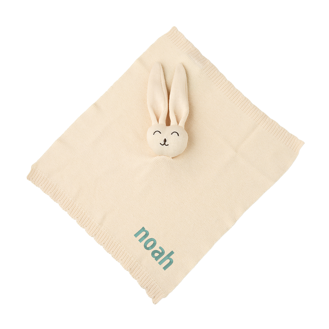 Oatmeal KNIT BUNNY LOVEY - Gigi and Max