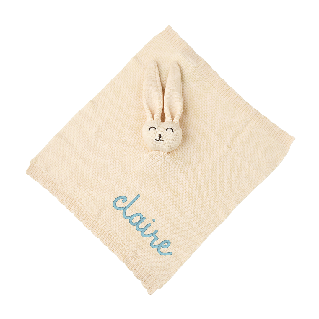 Oatmeal KNIT BUNNY LOVEY - Gigi and Max