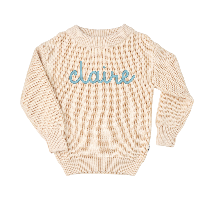 Oatmeal SWEATER - Gigi and Max