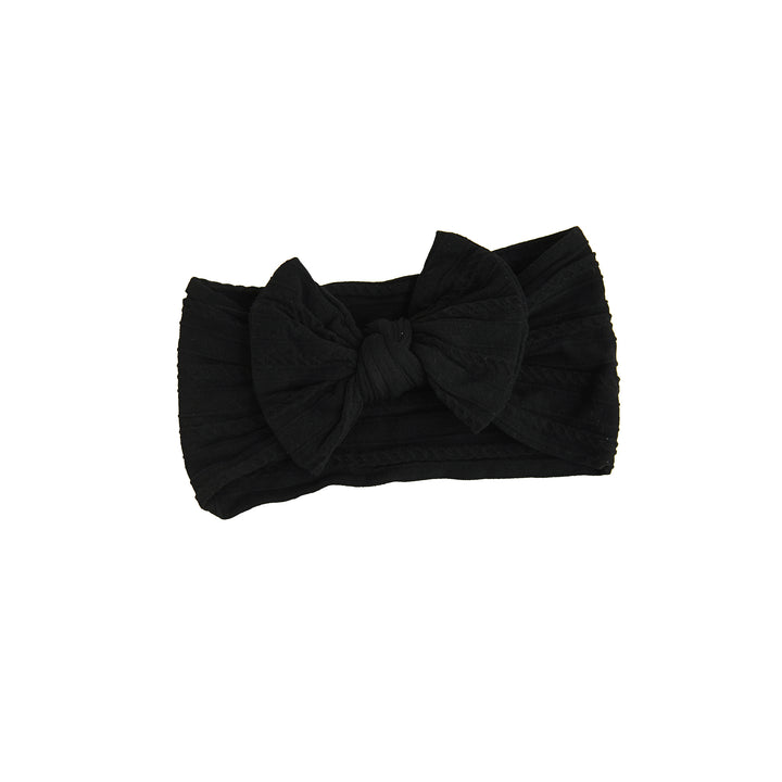 Black #34 SOFT NYLON ELASTIC HEADBAND - Gigi and Max