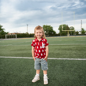 Alabama Crimson & White POLO SHIRT - Gigi and Max