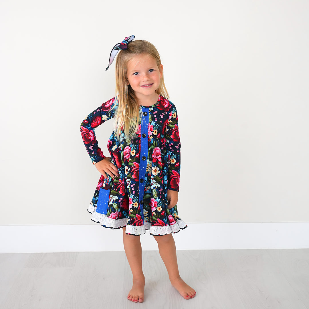 Aria BUTTON DRESS - Gigi and Max