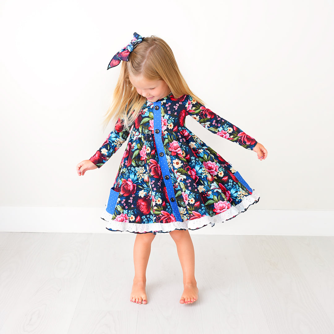 Aria BUTTON DRESS - Gigi and Max