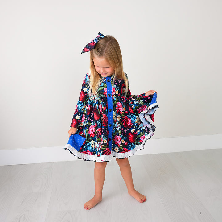 Aria BUTTON DRESS - Gigi and Max