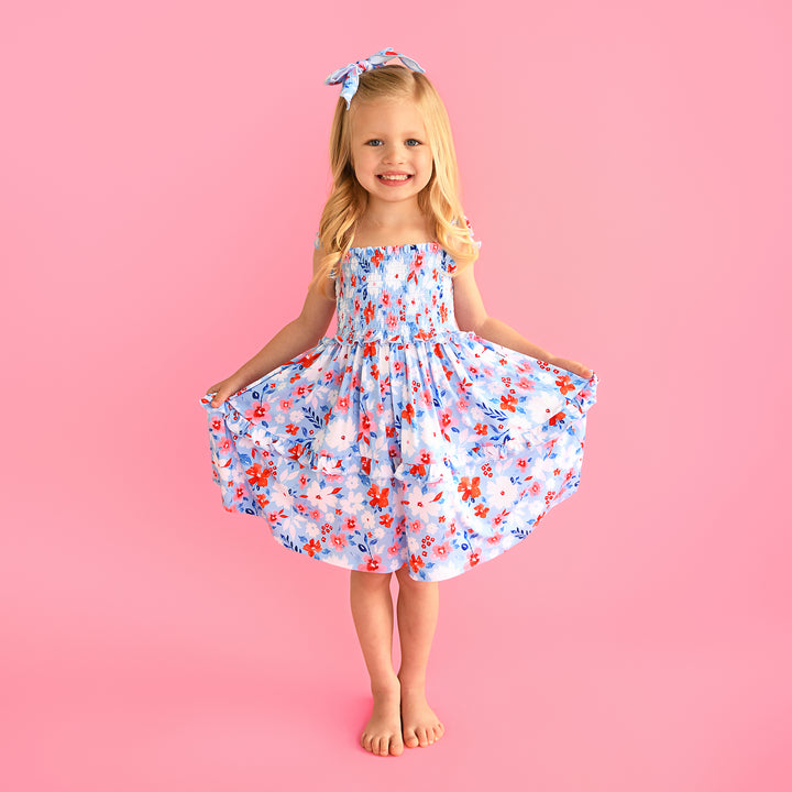 Betsy SMOCKED DRESS - Gigi and Max