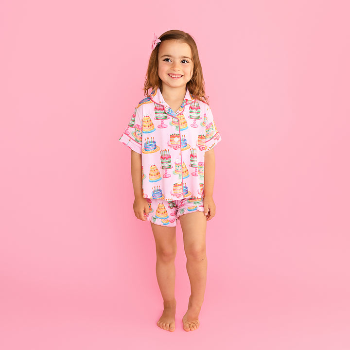 Birthday RUFFLE LOUNGE SHORT SET - Gigi and Max