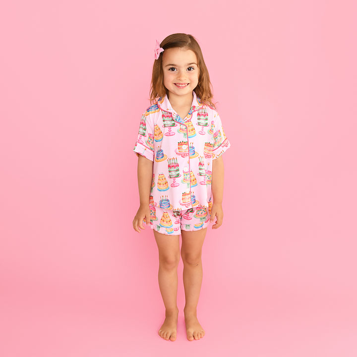 Birthday RUFFLE LOUNGE SHORT SET - Gigi and Max