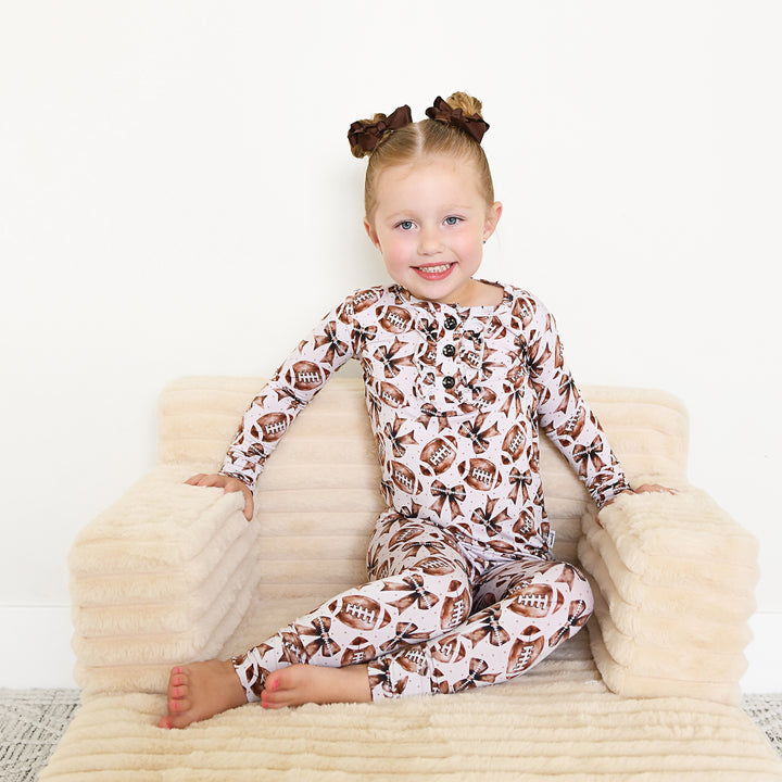 Blaire Football RUFFLE TWO PIECE - Gigi and Max