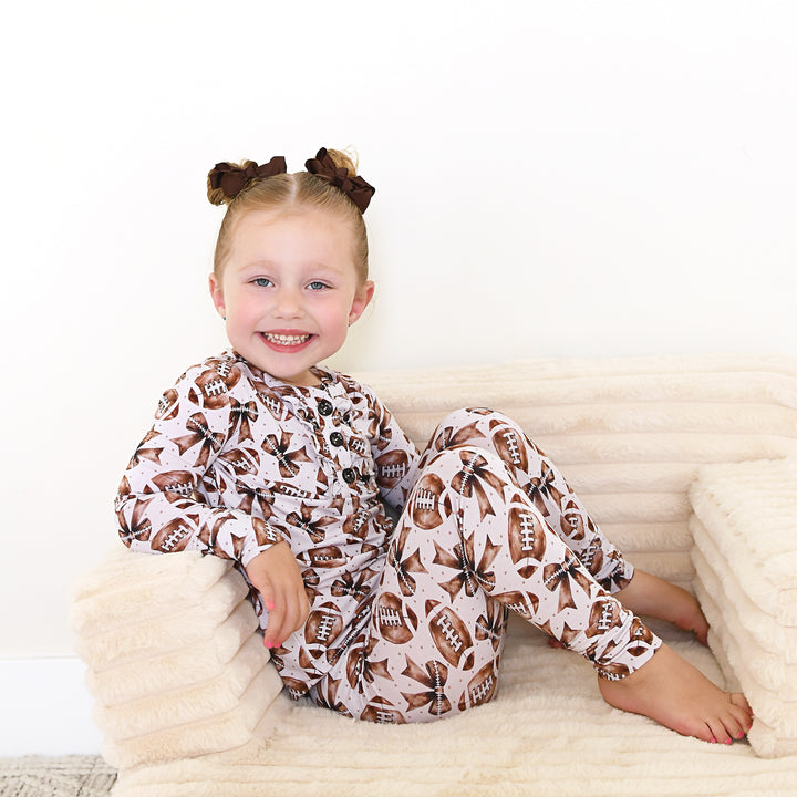 Blaire Football RUFFLE TWO PIECE - Gigi and Max