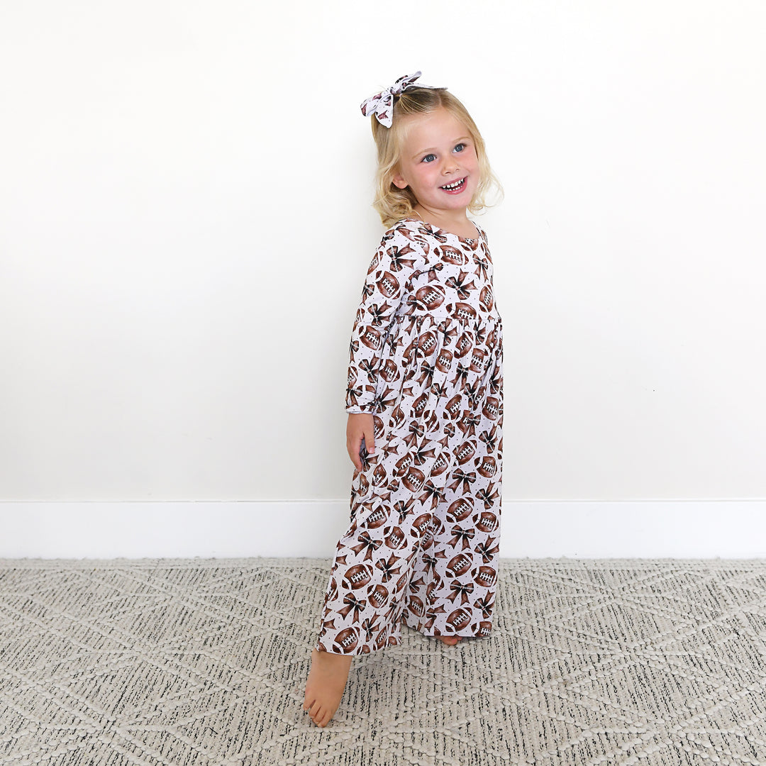 Blaire Football WIDE LEG ROMPER - Gigi and Max