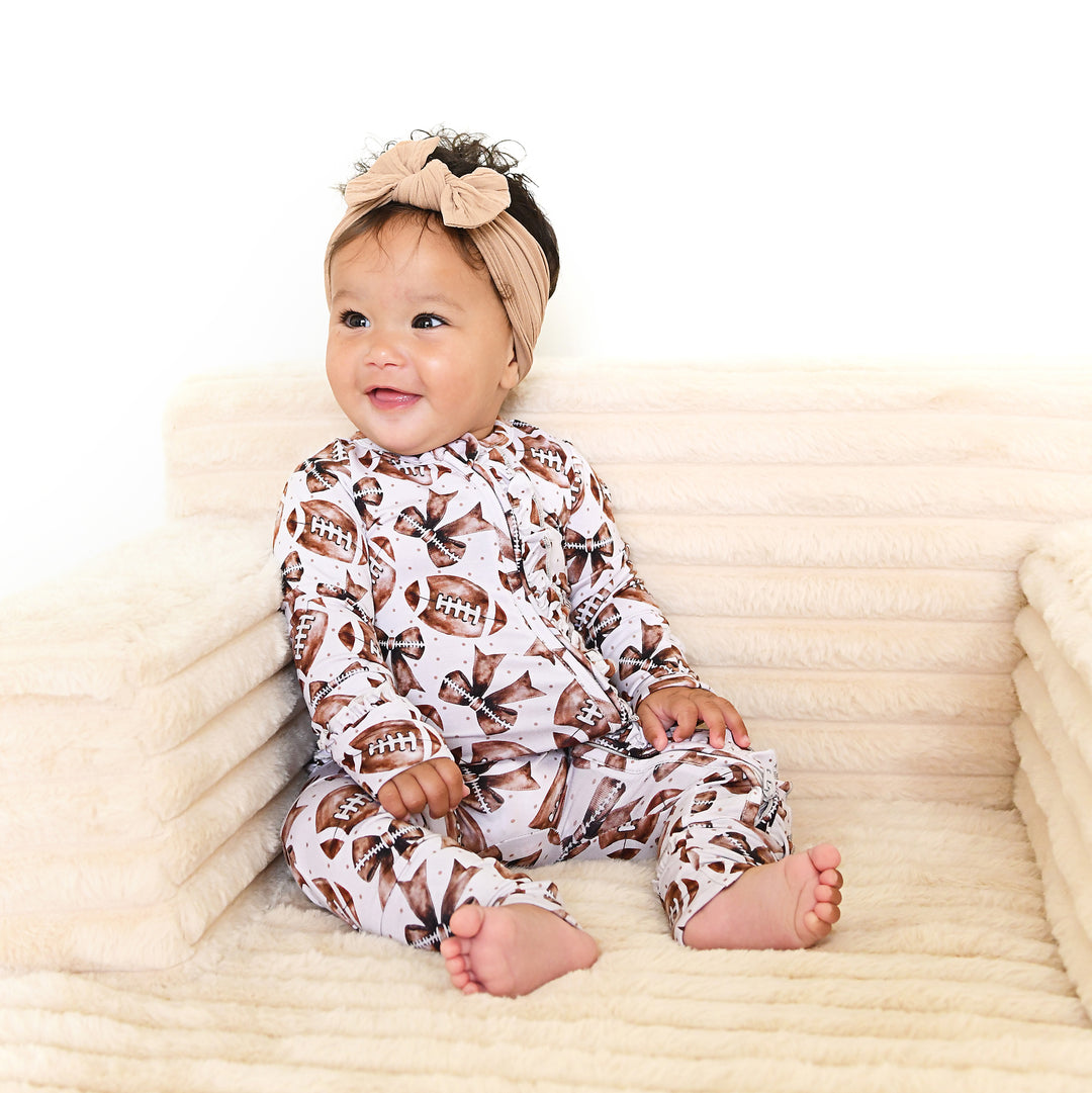 Blaire Football RUFFLE ZIP - Gigi and Max