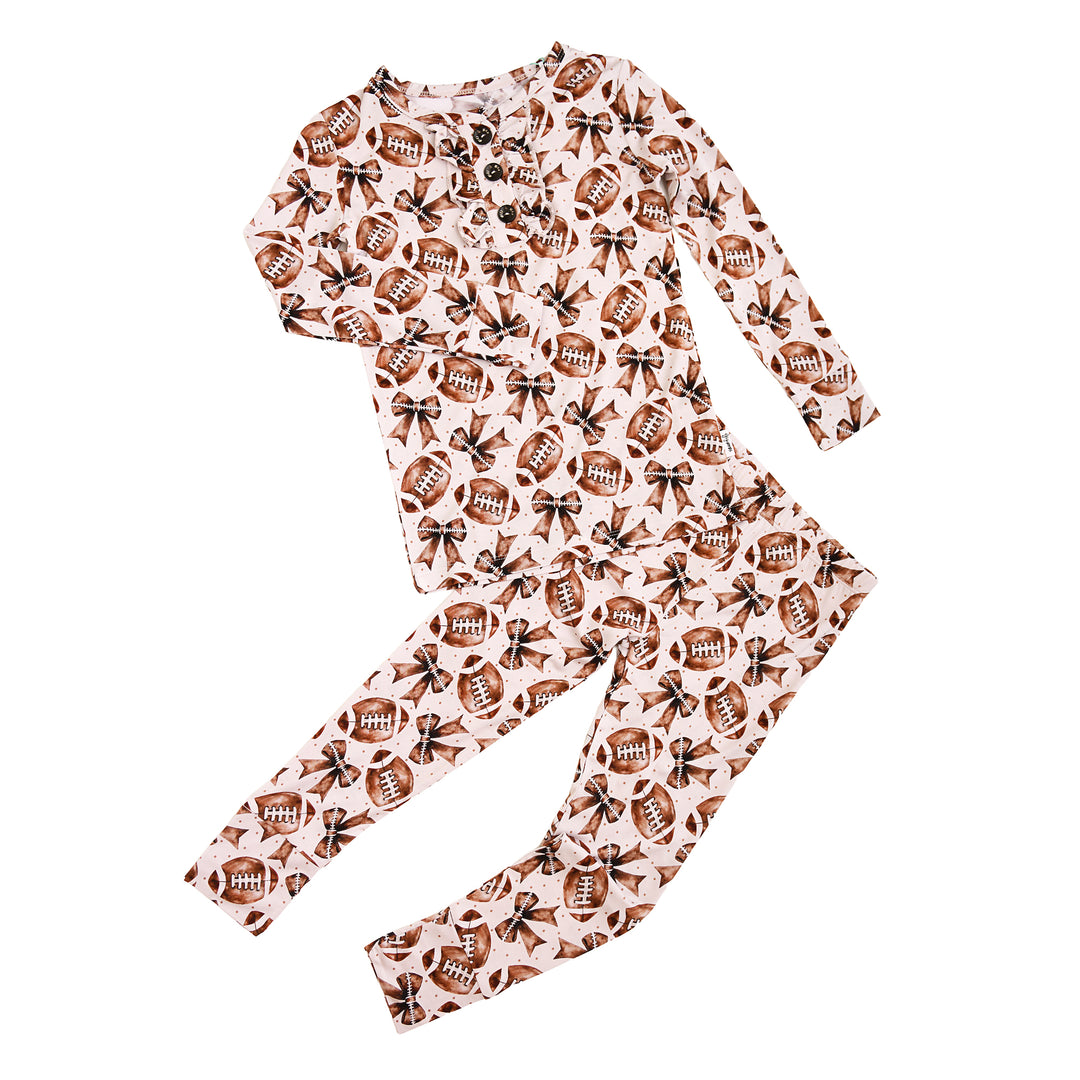 Blaire Football RUFFLE TWO PIECE - Gigi and Max