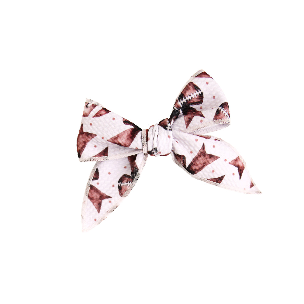 Blaire Football CLIP BOW - Gigi and Max