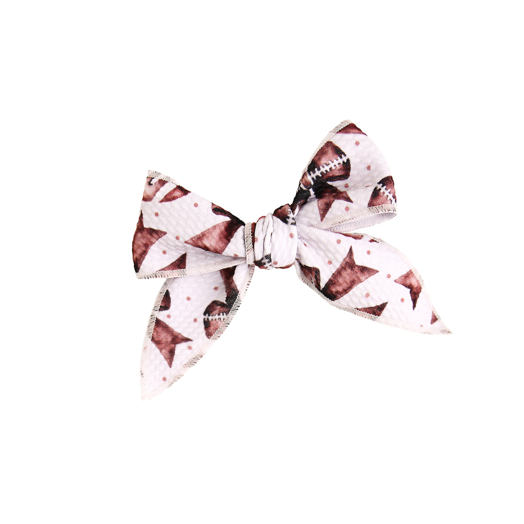 Blaire Football CLIP BOW - Gigi and Max