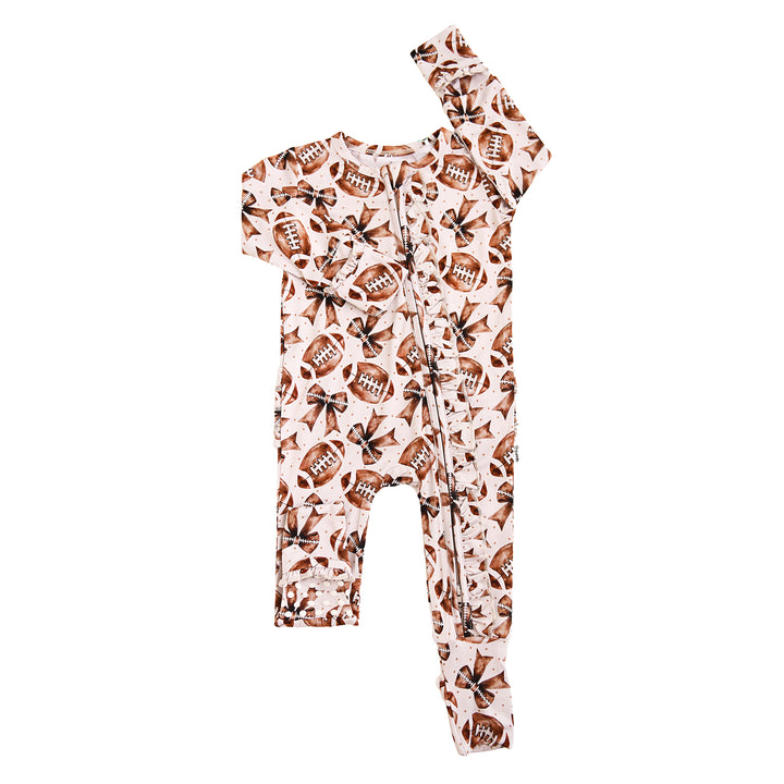 Blaire Football RUFFLE ZIP - Gigi and Max