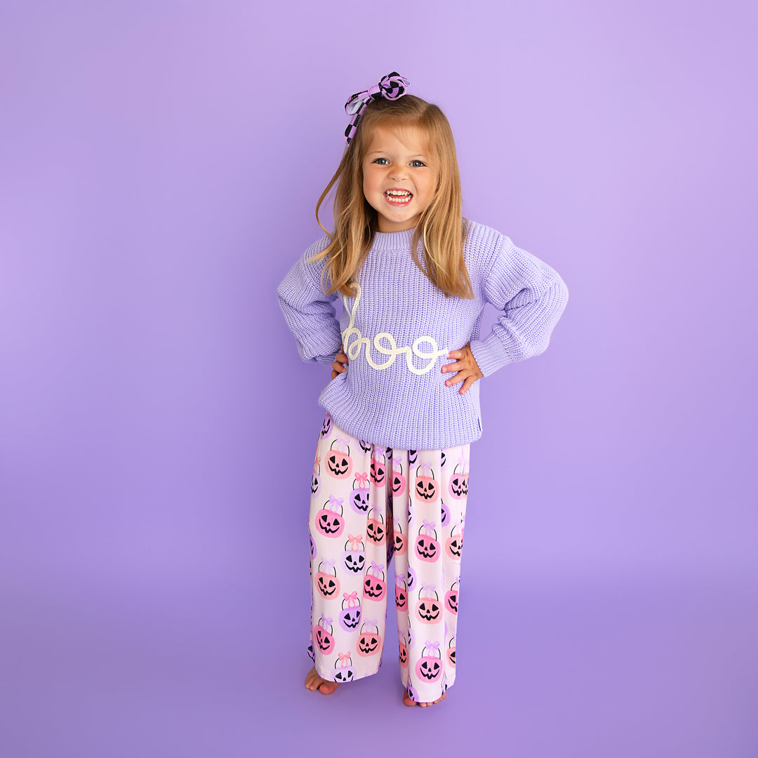 Boo Purple SWEATER - Gigi and Max