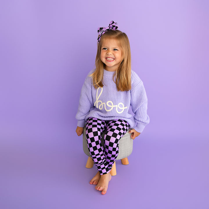 Boo Purple SWEATER - Gigi and Max