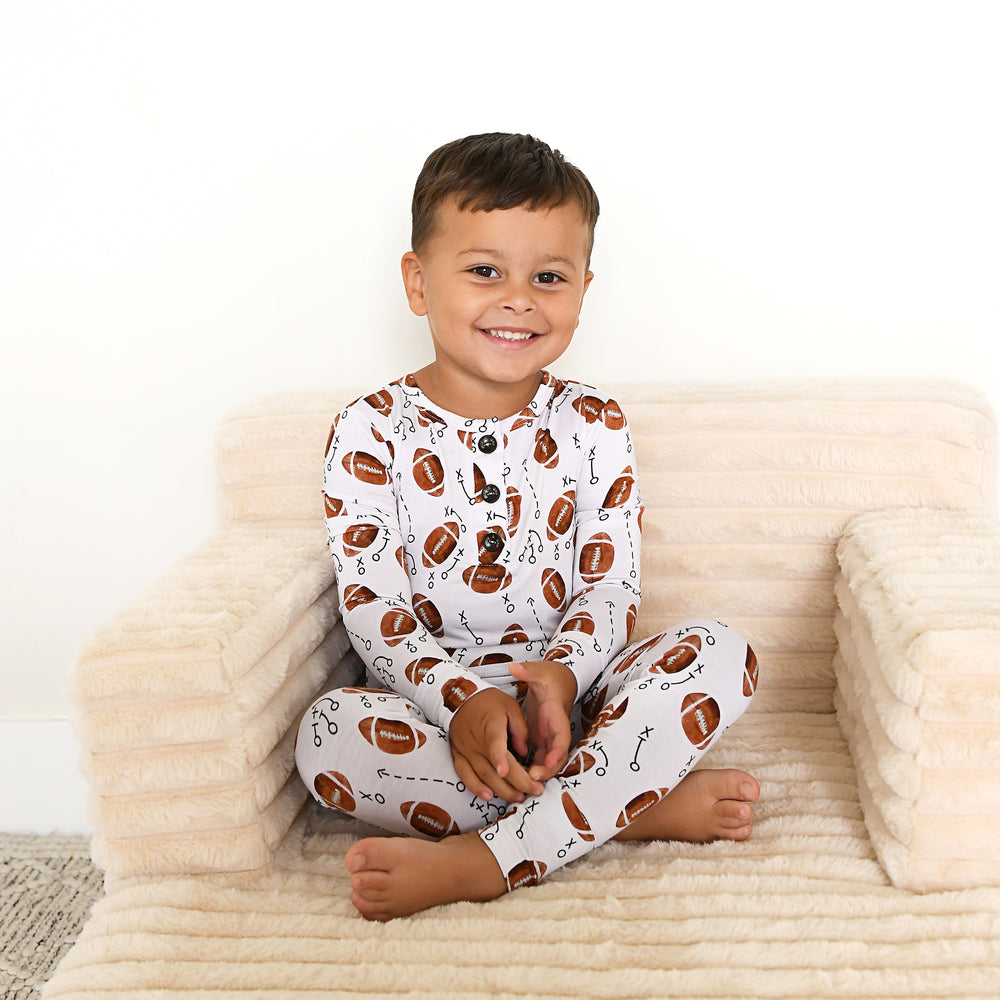 Brady Football TWO PIECE - Gigi and Max