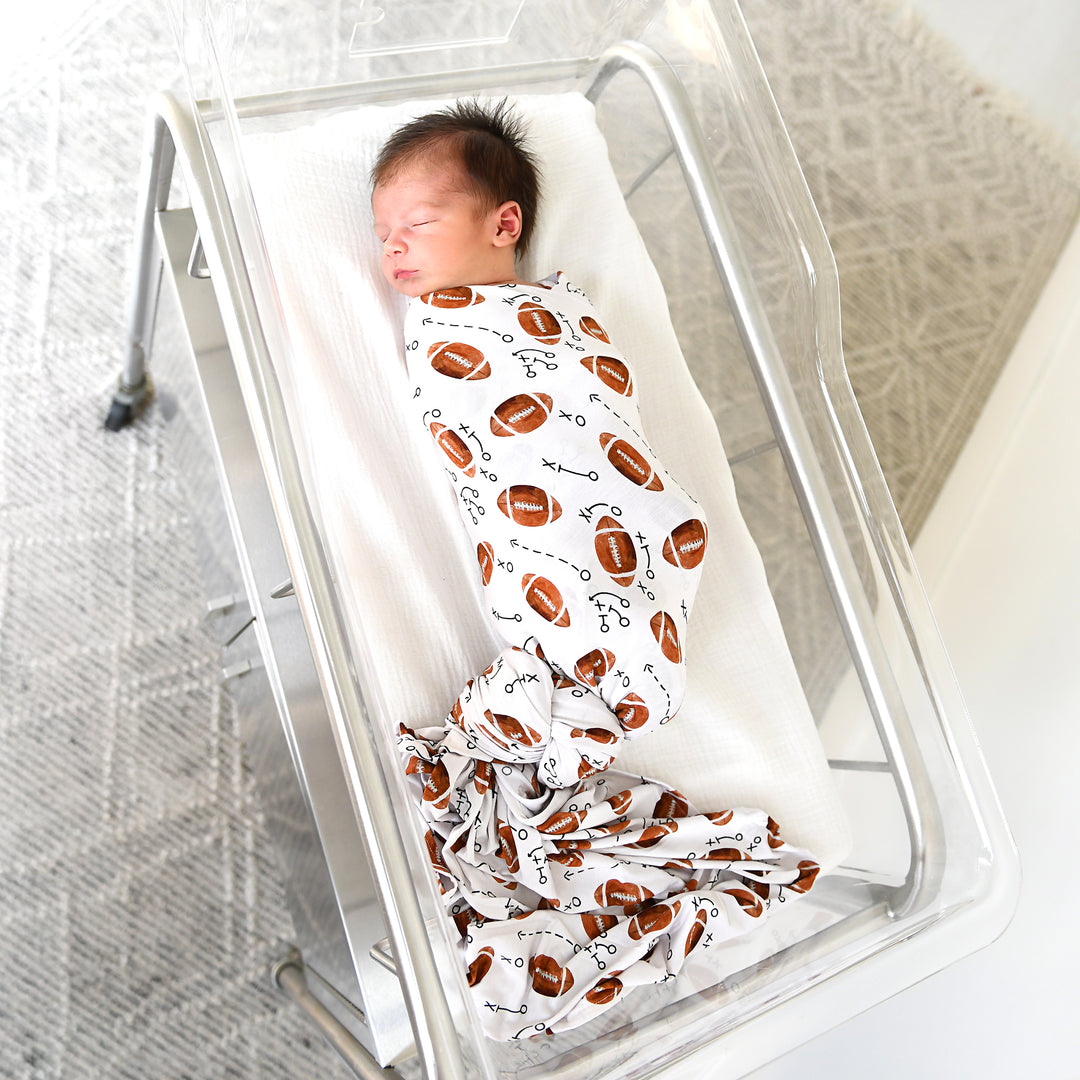 Brady Football SWADDLE - Gigi and Max