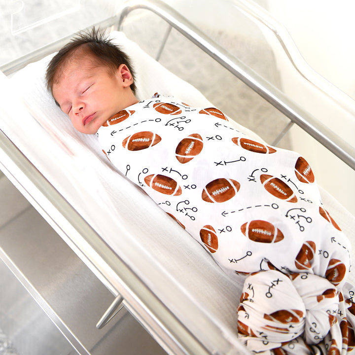 Brady Football SWADDLE - Gigi and Max