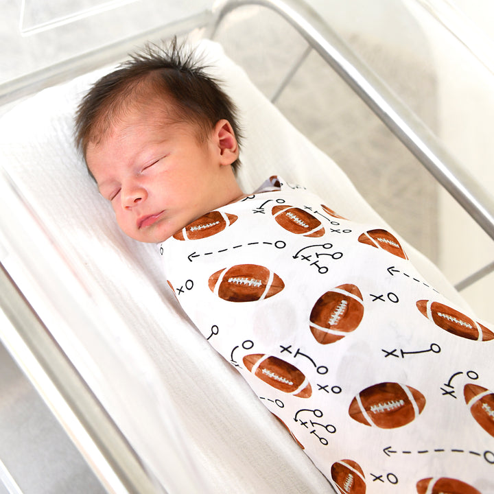 Brady Football SWADDLE - Gigi and Max