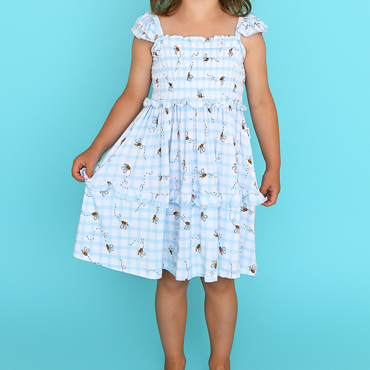 Buzz SMOCKED DRESS