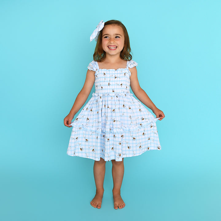 Buzz SMOCKED DRESS - Gigi and Max