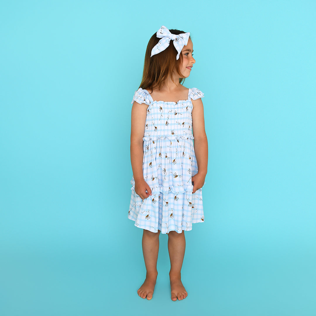 Buzz SMOCKED DRESS - Gigi and Max