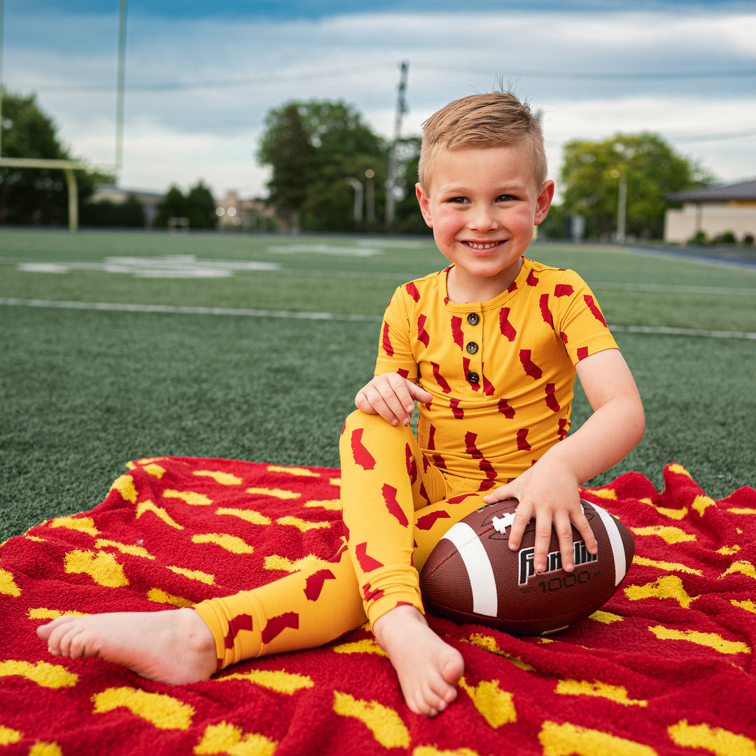California Gold & Cardinal TWO PIECE - Gigi and Max