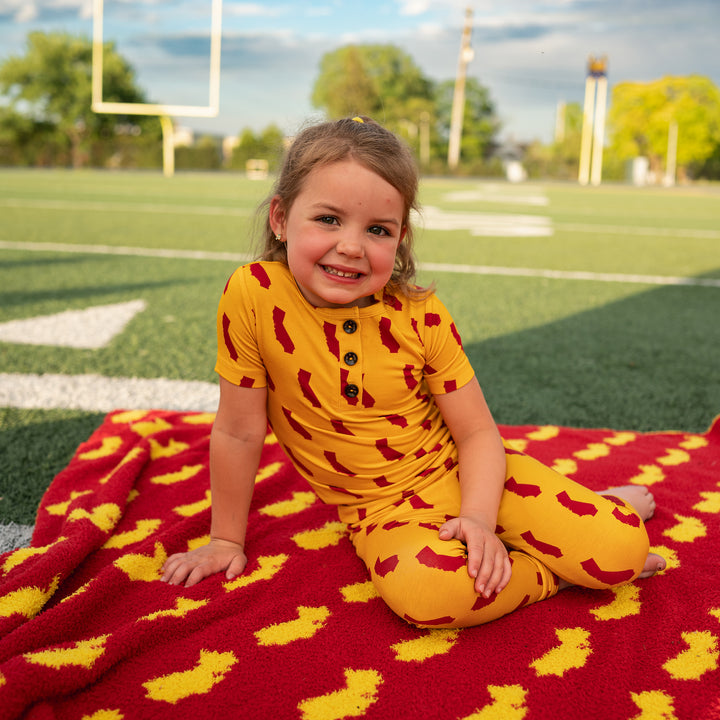 California Gold & Cardinal TWO PIECE - Gigi and Max