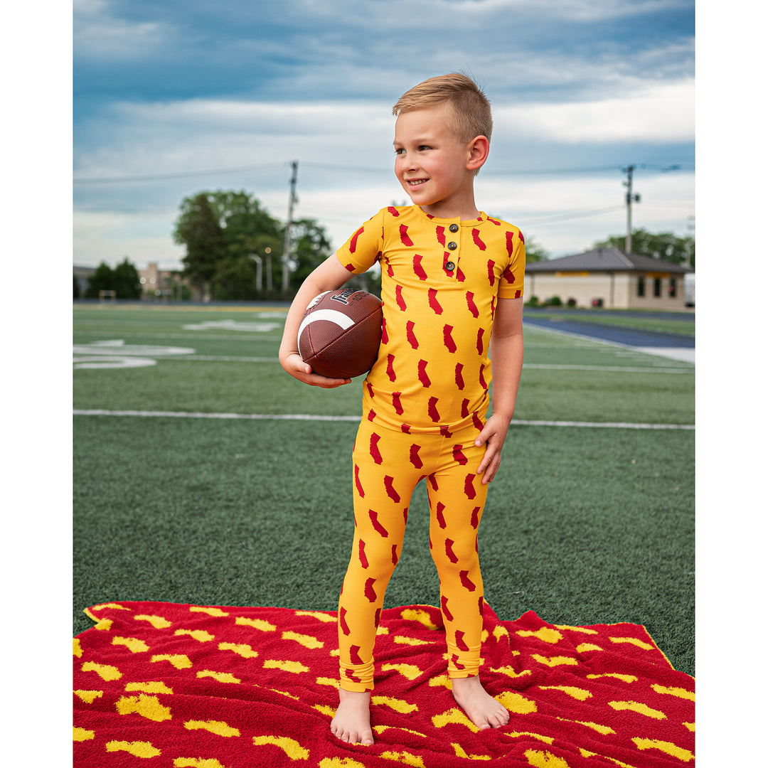 California Gold & Cardinal TWO PIECE - Gigi and Max