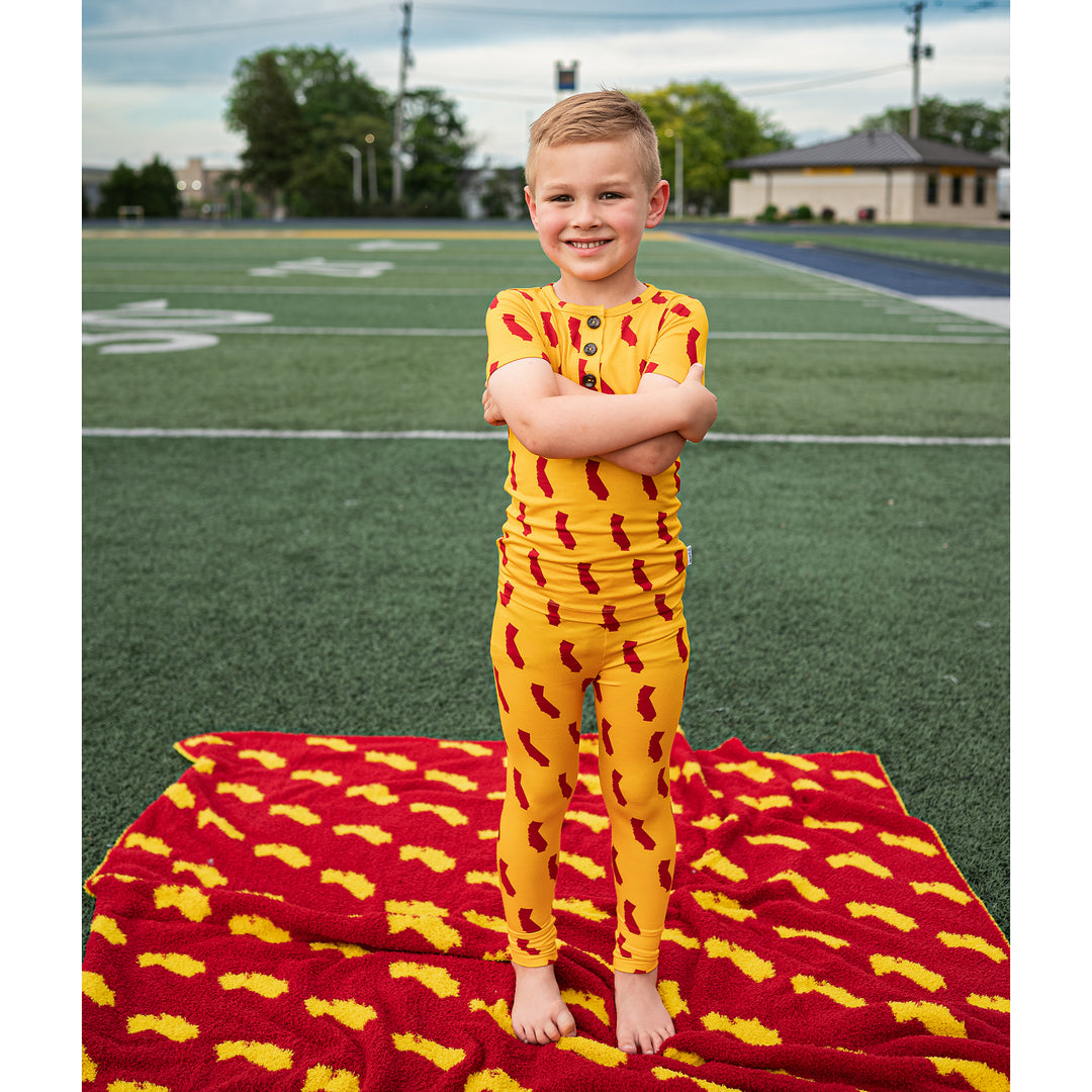 California Gold & Cardinal TWO PIECE - Gigi and Max