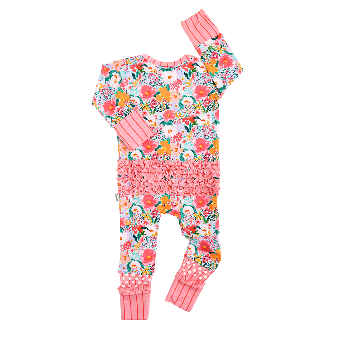 Cecelia Floral RUFFLE ZIP - Gigi and Max