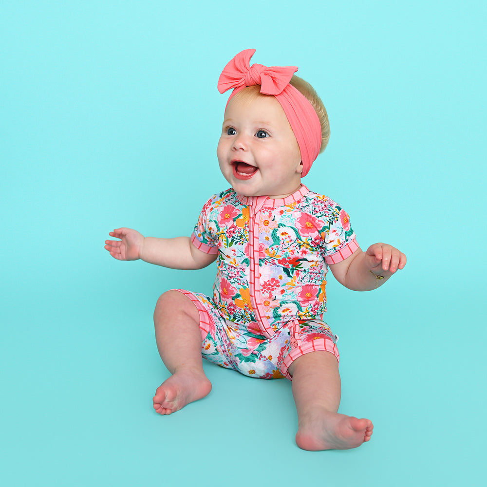 Cecelia Floral SHORTY ZIP - Gigi and Max