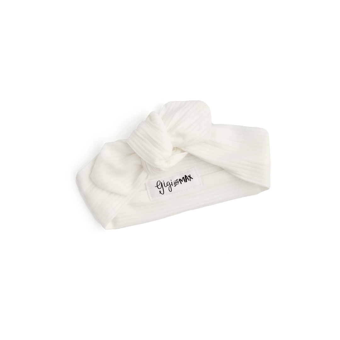 Charlie Ribbed TOPKNOT HEADBAND - Gigi and Max