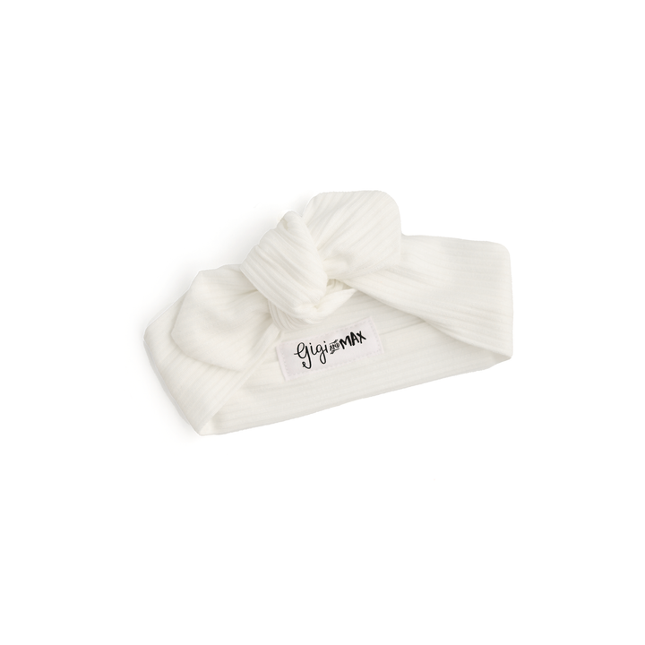 Charlie Ribbed TOPKNOT HEADBAND - Gigi and Max