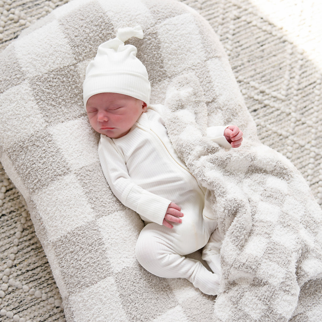 Charlie Ribbed KNOT HAT - Gigi and Max