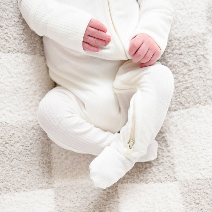 Charlie Ribbed ZIP Newborn - Gigi and Max