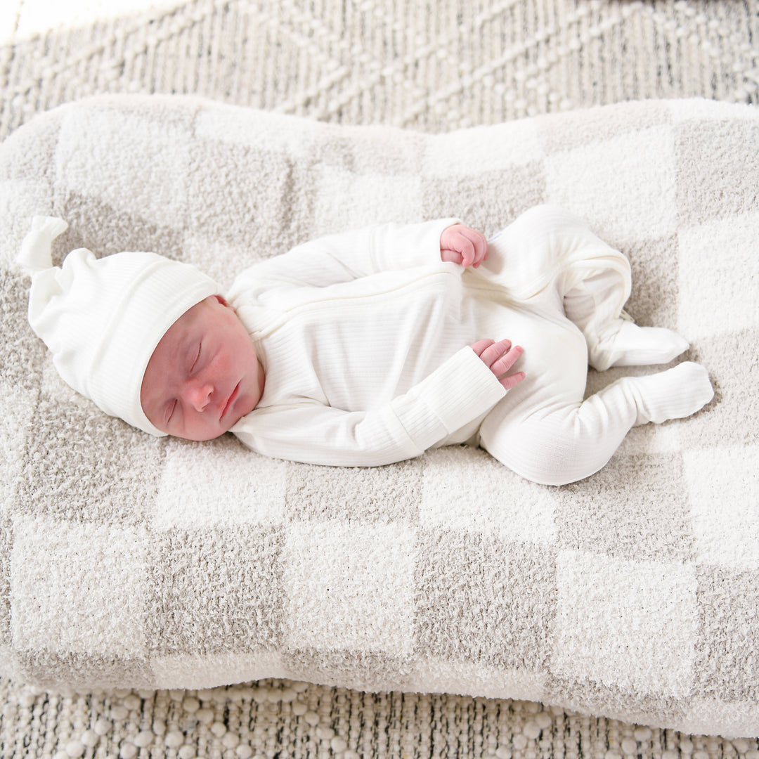 Charlie Ribbed KNOT HAT - Gigi and Max