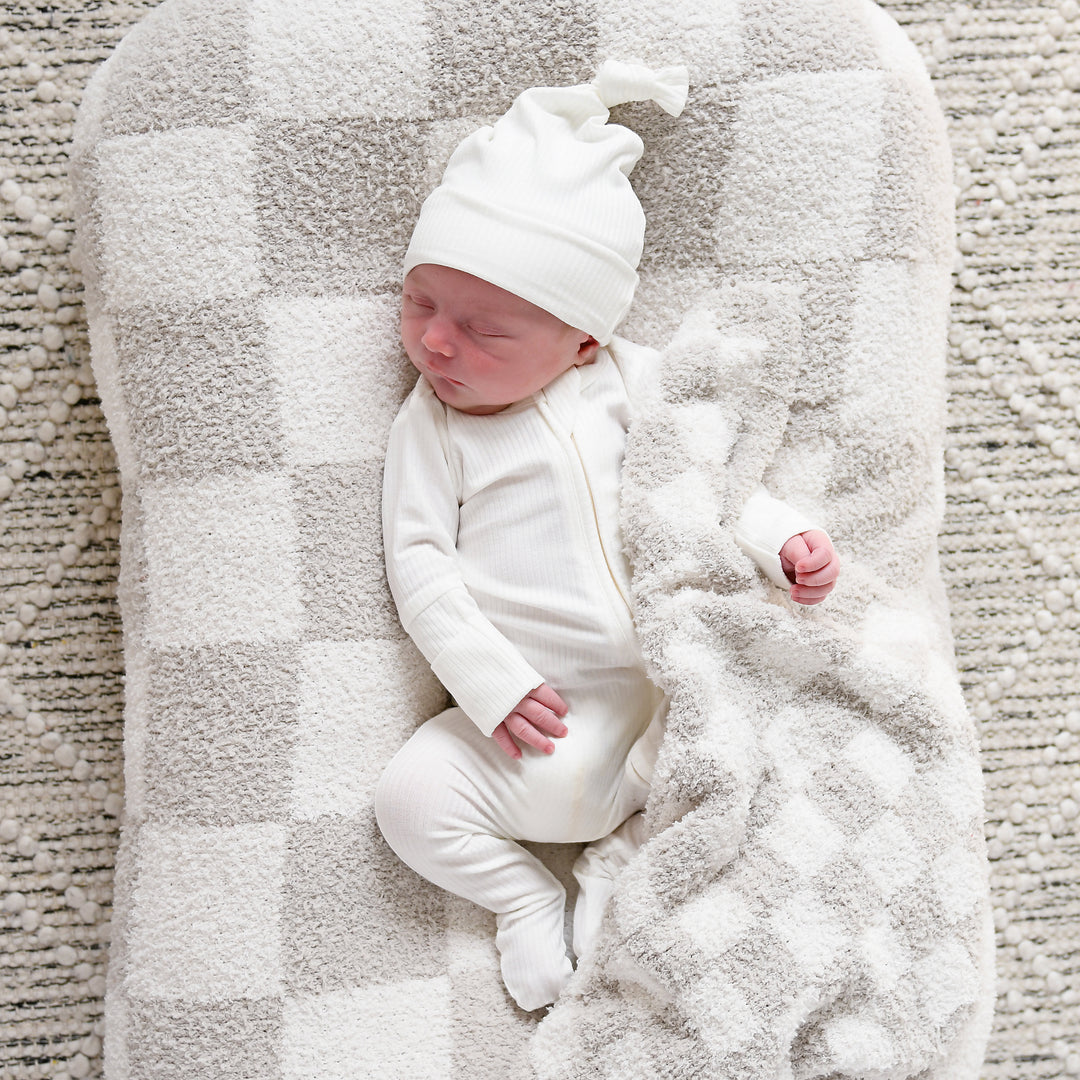 Charlie Ribbed ZIP Newborn - Gigi and Max