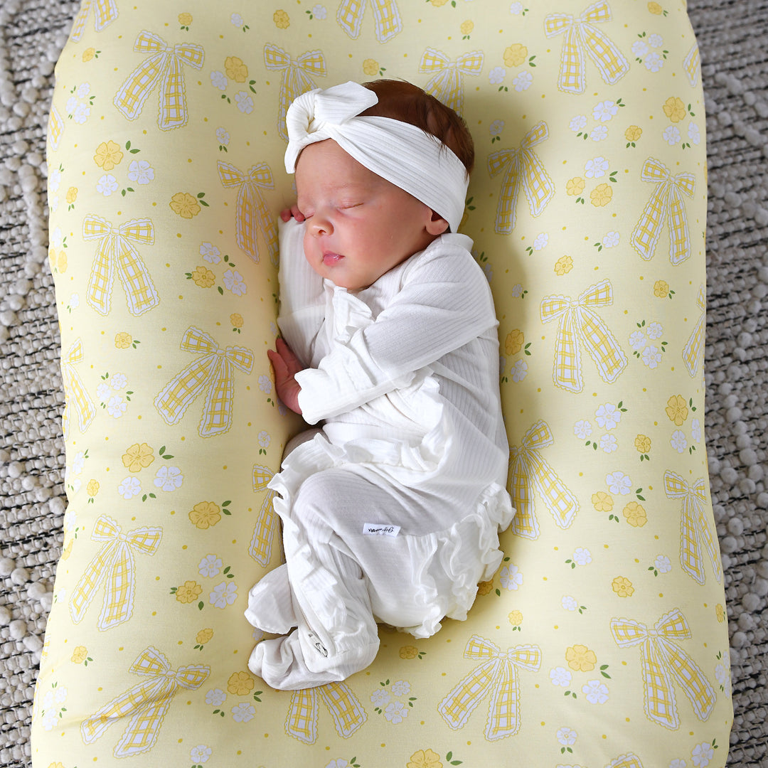 Charlie Ribbed RUFFLE ZIP Newborn - Gigi and Max