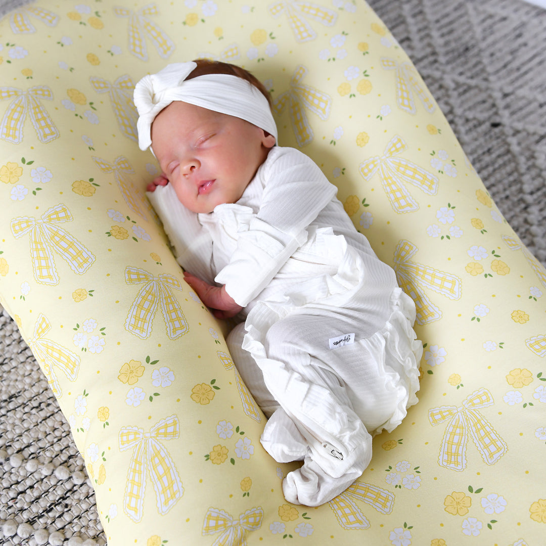 Charlie Ribbed RUFFLE ZIP Newborn - Gigi and Max