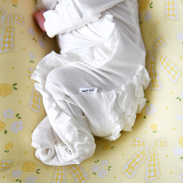Charlie Ribbed RUFFLE ZIP Newborn