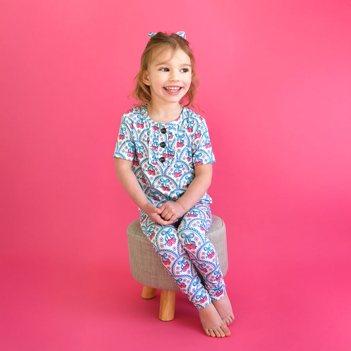 Cherry RUFFLE TWO PIECE - Gigi and Max