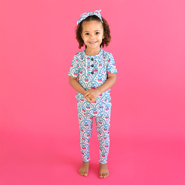 Cherry RUFFLE TWO PIECE - Gigi and Max