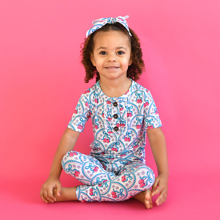 Cherry RUFFLE TWO PIECE - Gigi and Max