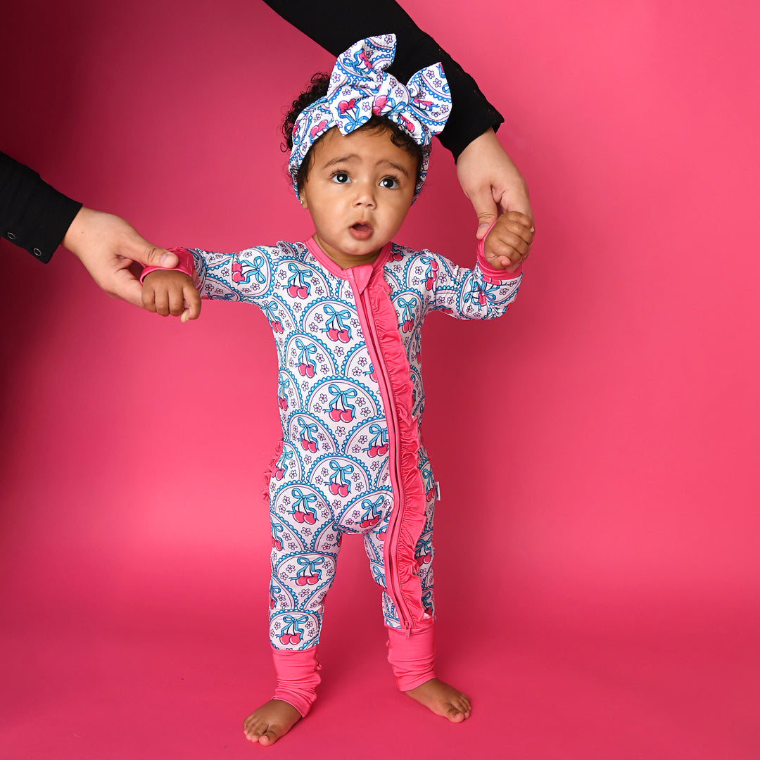 Cherry RUFFLE ZIP - Gigi and Max