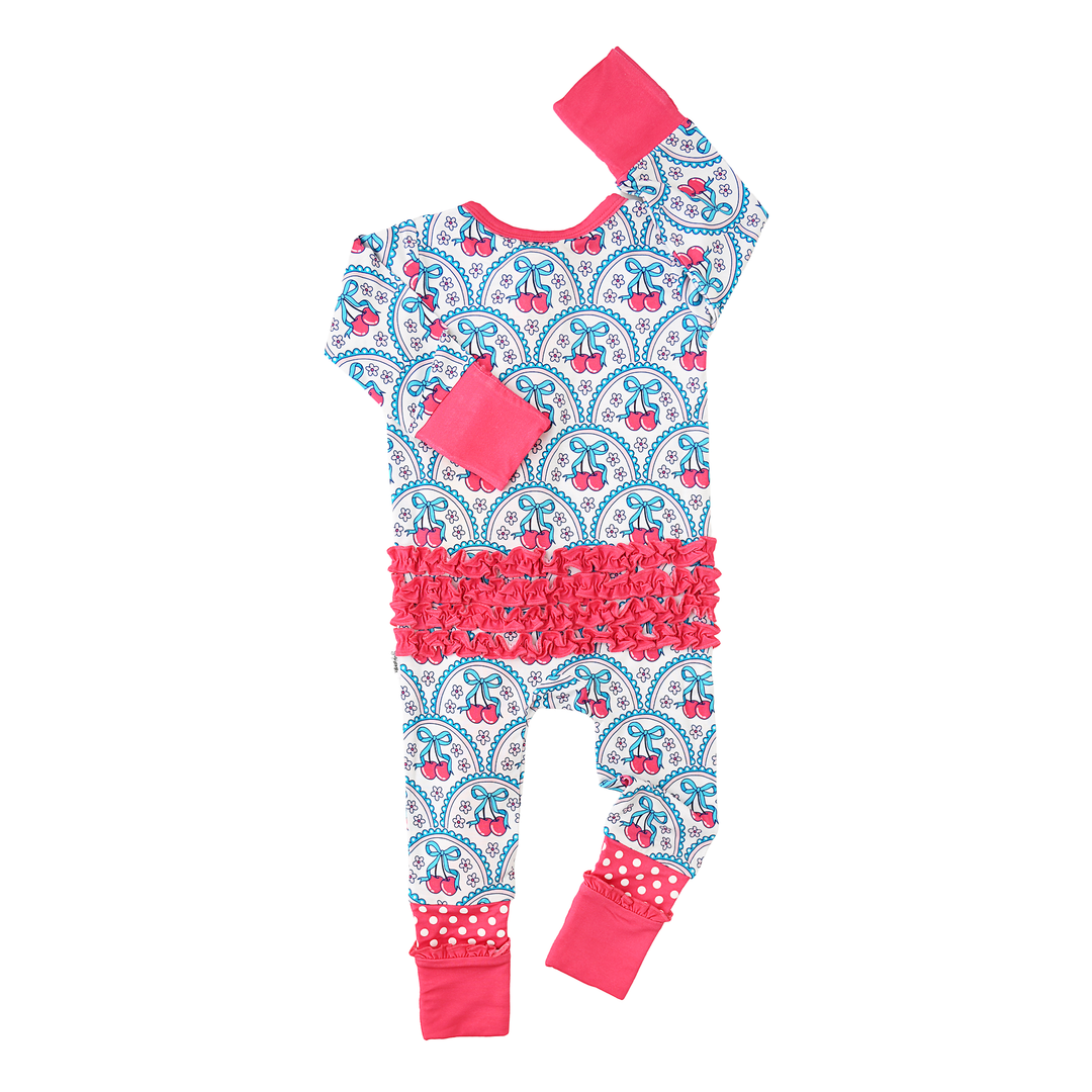 Cherry RUFFLE ZIP - Gigi and Max